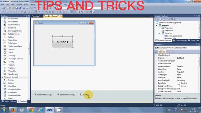 C# Tutorial 99: How To Add ToolTips To Controls On A Windows Form in C# 2022 смотреть онлайн