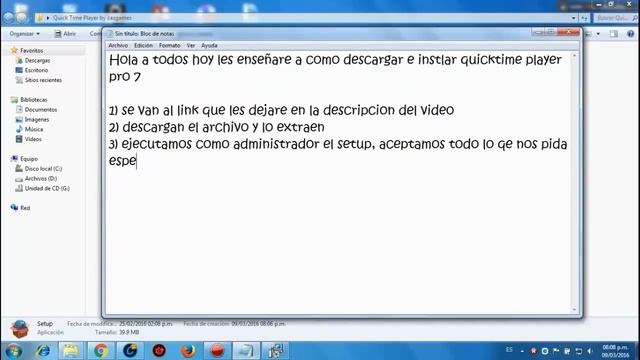 Como descargar e instalar Quicktime Player Pro 7 100% FUNCIONAL смотреть онлайн