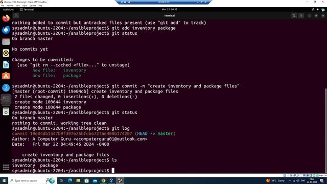 #6 - Git & GitHub Tutorial for Beginners - Using git add | git commit | and git log commands смотреть онлайн