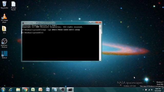 How to Activate Windows 7 with 2 commands | CyberVictoryMan | Experimenting the system смотреть онлайн