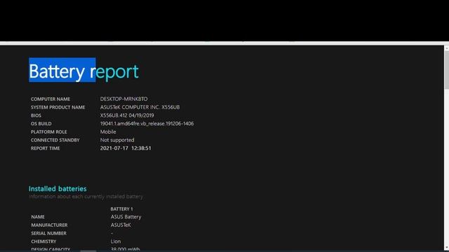 Check battery capacity in window 10 смотреть онлайн