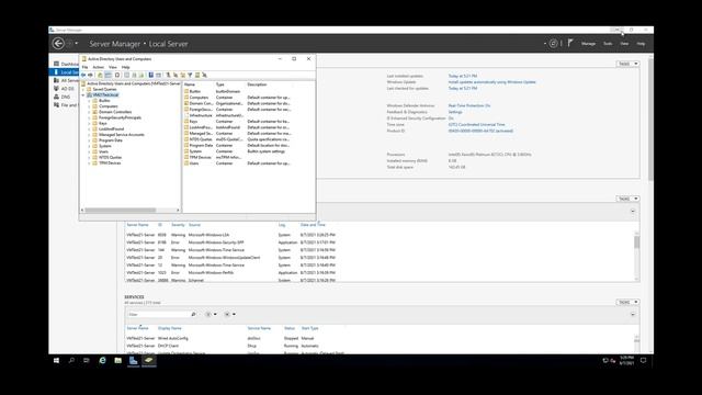 Active Directory Installation & Configuration - Part 2 смотреть онлайн