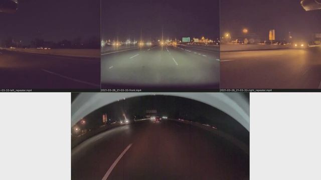 Idiots in Cars : Driving on freeway without headlights, Tesla Model 3 saved potential collision смотреть онлайн