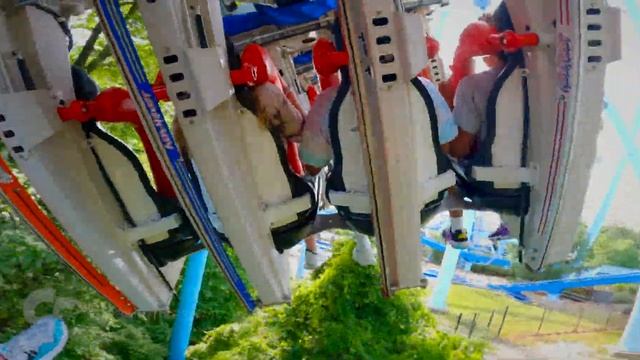 Alpengeist back seat on-ride 5K POV @60fps Busch Gardens Williamsburg смотреть онлайн