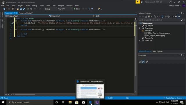 Visual Basic Picture Box Reset window layout Visible property and exit button смотреть онлайн