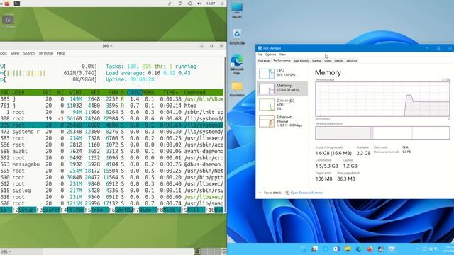 Ubuntu Mate 22.04 vs Windows 11: RAM Usage смотреть онлайн