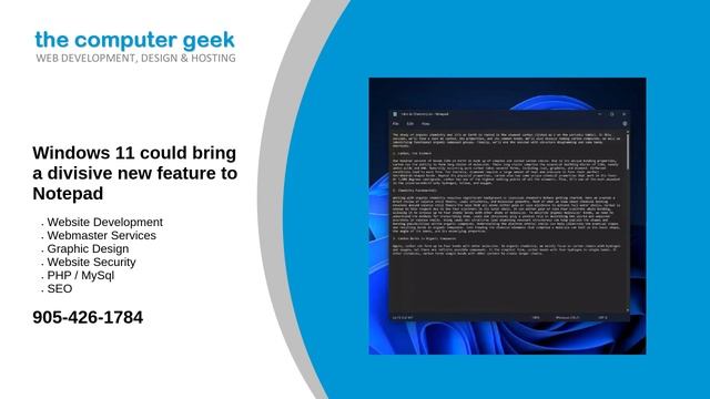 Windows 11 could bring a divisive new feature to Notepad смотреть онлайн
