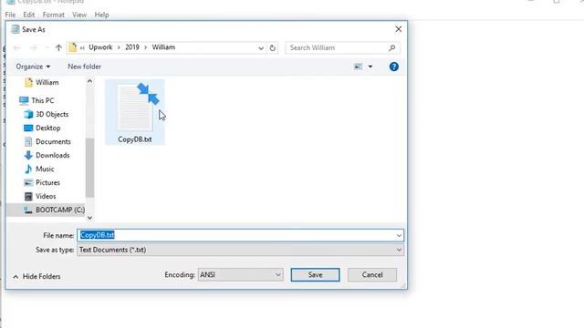 Saving text file as windows command file cmd смотреть онлайн