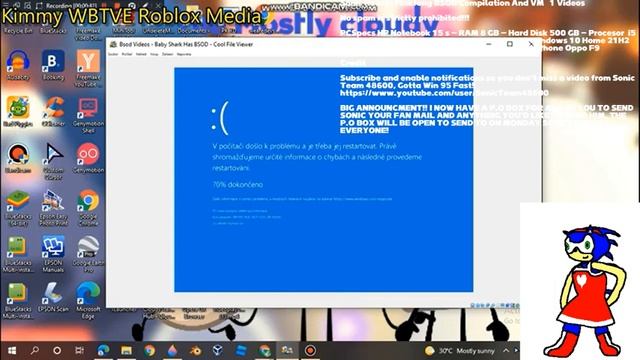 Sonic Reacts Pinkfong BSOD Compilation And VM #1 Videos смотреть онлайн