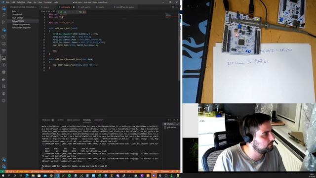 [Live] STM32 - bit-banding, programowy UART (x12) смотреть онлайн