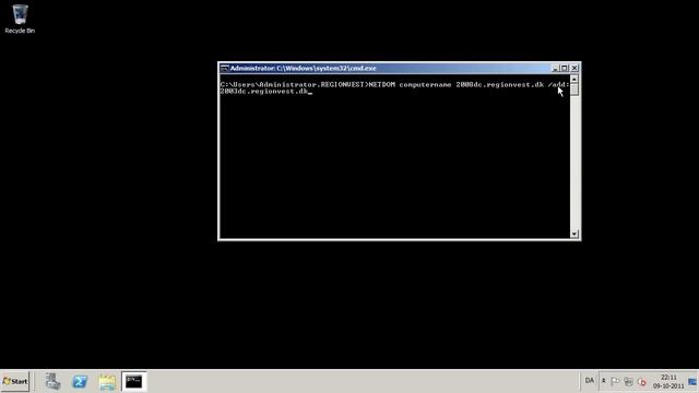 Omdøb og overtag Windows Server 2003 computernavnet på Win Server 2008 смотреть онлайн