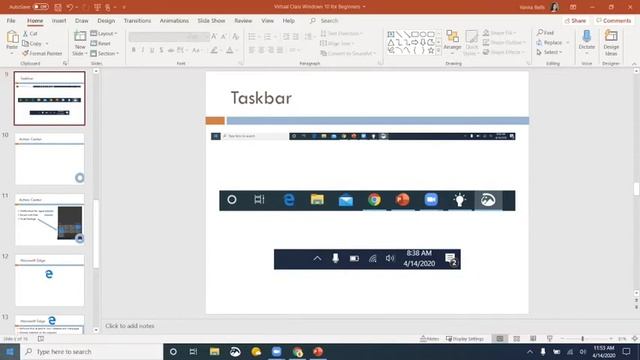 Windows 10 for Beginners: Taskbar & Action Center смотреть онлайн