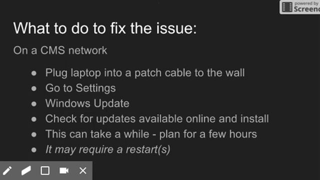 Windows Update Issue on Teacher Laptop - Google Slides смотреть онлайн