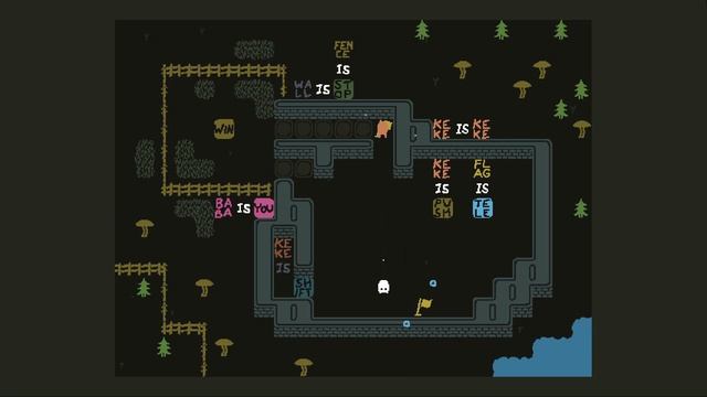 Baba Is You: Tiny Pasture - Deep Forest Level 14 Walkthrough (by Arvi Teikari / Hempuli) смотреть онлайн