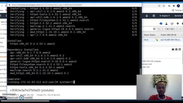 How to make an EC2 to a webserver in AWS console смотреть онлайн