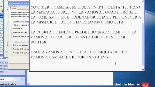 CONFIGURAR LA TARGETA DE RED смотреть онлайн