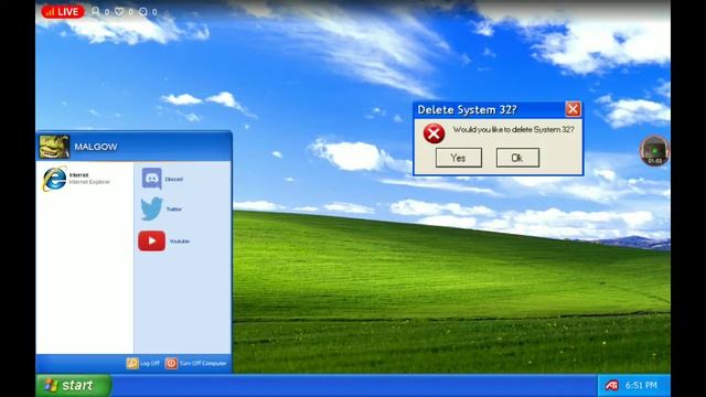 Destroying Windows XP with viruses! смотреть онлайн