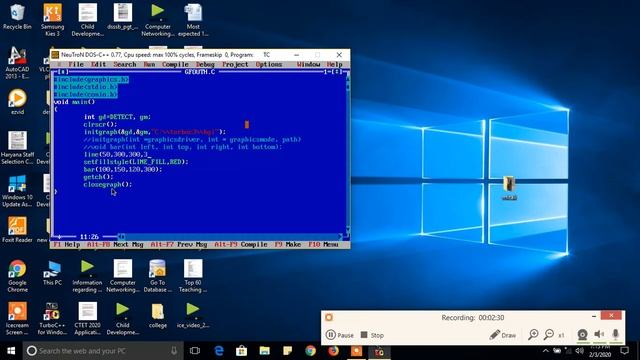 Learn Computer Graphics using C: Program 5 (Drawing Bar charts in C) смотреть онлайн
