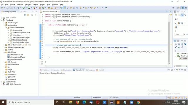 Handle Multiples Browser Windows || Tabs in Selenium Webdriver multiple window tab смотреть онлайн