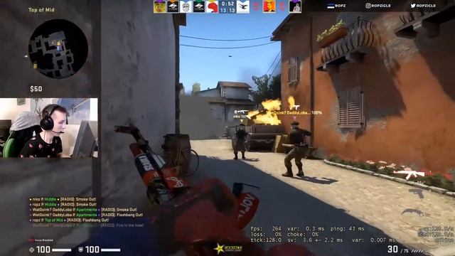 ROPZ PLAYS FPL! ROPZ INSANE HEADSHOTS! ROPZ HIGHLIGHTS ! CSGO