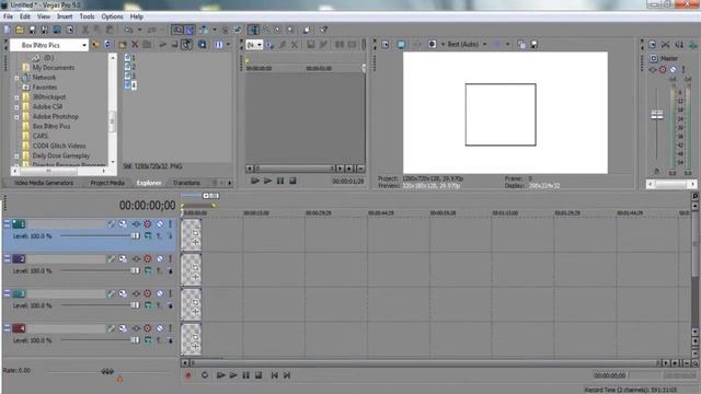 How to Create a Box Intro in Sony Vegas 9.0 смотреть онлайн