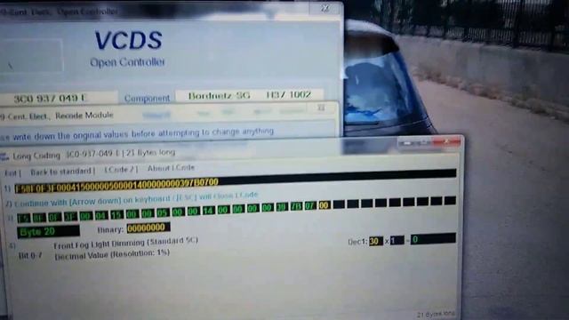 VAG COM Luces de dia en los antinieblas delanteros смотреть онлайн