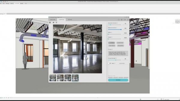 AI rendering in Revit | Veras