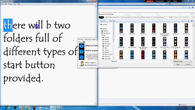 How to change start menu button in windows 7 смотреть онлайн