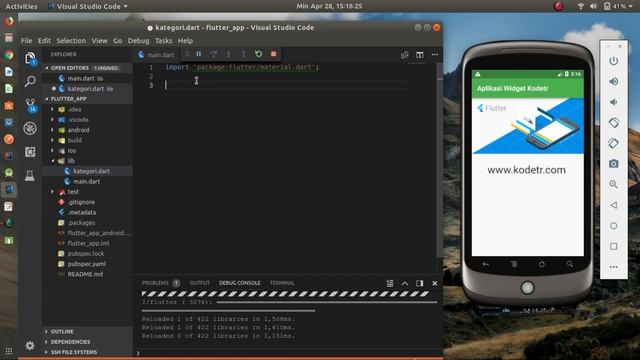 Building your First Flutter WIdget Android and iOs смотреть онлайн