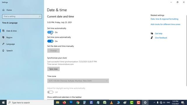 Automatic set Date and Time on PC Or Laptop | Computer Me Date and Time Kaise Set Kare | смотреть онлайн
