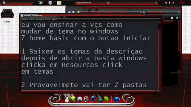 Primeiro Video-Como trocar de tema no windows 7 home basic смотреть онлайн