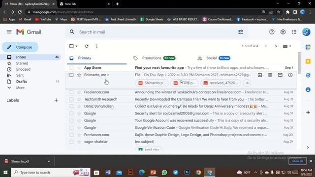how to download documents from Gmail 2022. কিভাবে ইমেল থেকে ডাউনলোড করবো ? How to Download File. смотреть онлайн
