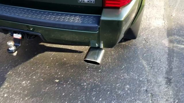Part 1 before... stock muffler with no resonater on Jeep commander 5.7 HEMI смотреть онлайн