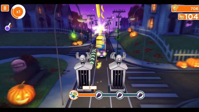 Despicable Me: Minion Rush Gameplay Walkthrough #28 | Level-47 | Halloween Resdential Area смотреть онлайн
