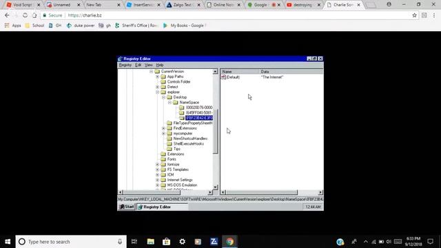 destroying windows 95 #2 - regedit destruction смотреть онлайн