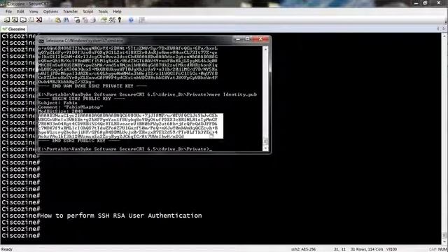 SSH RSA User Authentication смотреть онлайн