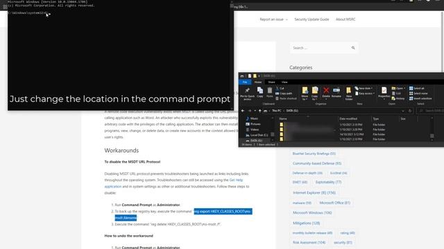 How to Disable the MSDT URL Protocol смотреть онлайн