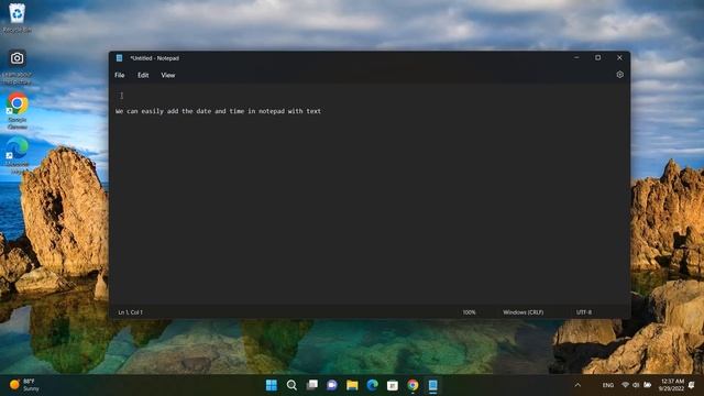How to add date and time in Notepad windows 11 22h2 смотреть онлайн