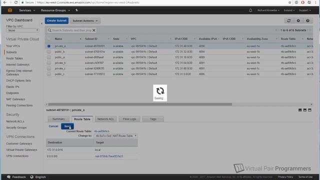 DevOps Course Extract - Securing a VPC - NAT Gateways смотреть онлайн