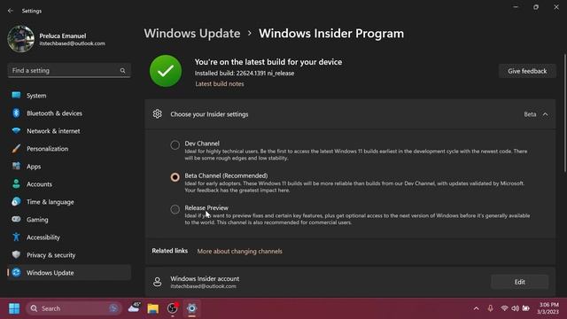 New Windows 11 Build 22624.1391 – Big Change in the Beta Channel and Fixes смотреть онлайн