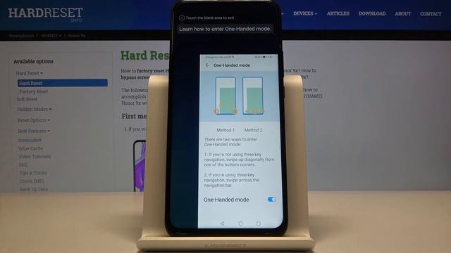 How to Activate One-Handed Mode in Honor 9X - Resize Android Display смотреть онлайн