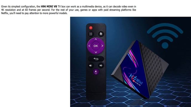 TV-box H96 MINI V8 on Android 10 with cheap SoC from Rockchip RK3228A смотреть онлайн