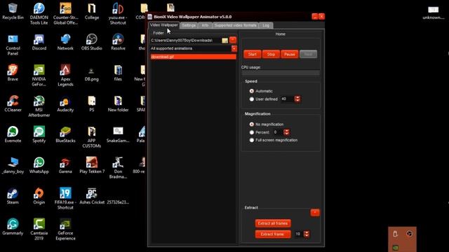 Set any GIF into live wallpaper in Windows смотреть онлайн