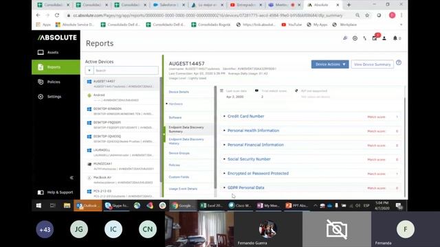 Capacitaciones Virtuales FG / ABSOLUTE La Plataforma de Seguridad Persistente para sus Dispositivos смотреть онлайн