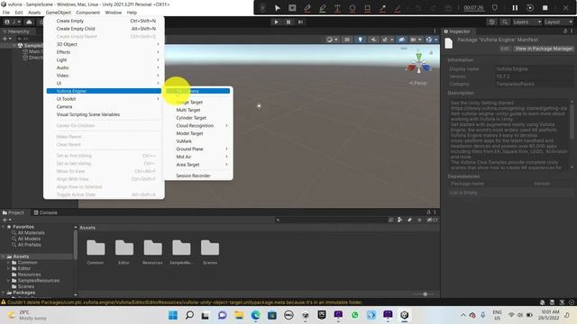 TUTORIAL 1 AUGMENTED REALITY - CARA MUDAH INSTALL VUFORIA KE DALAM UNITY 2022 | VUFORIA | UNITY смотреть онлайн