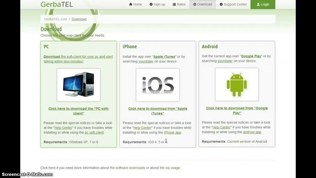 GerbaTEL.com - PC VOIP Client installation смотреть онлайн