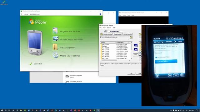 Setting up a GNSS Mobile 6.5 Device in Windows 10 using the WMDC смотреть онлайн