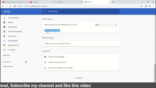 How to remove or change Bing search engine in google Chrome смотреть онлайн