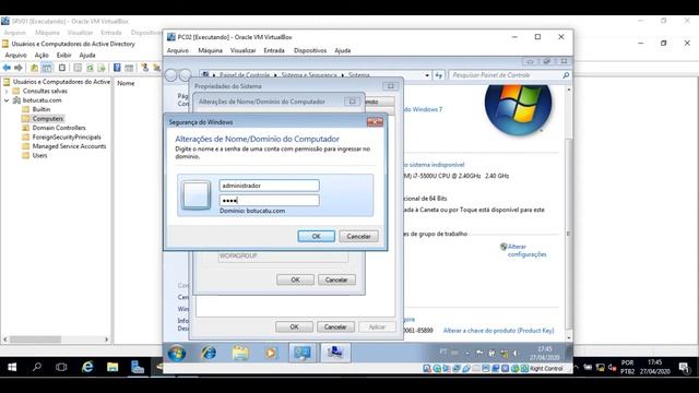 Windows Server 2016 - 05 - Ingressando Win 10 e 7 no Domínio. смотреть онлайн