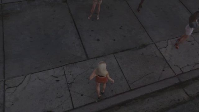 GTA V Michael walking in metor street (window shopping happily Marry now) смотреть онлайн